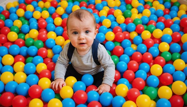 Ma première piscine à balle : sécurité et fun pour bébés